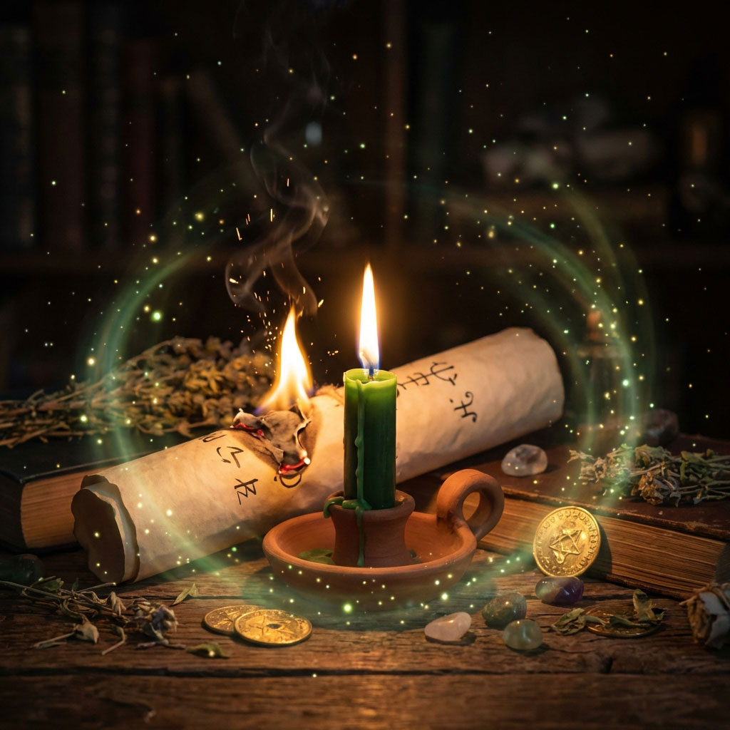 Заговорить на деньги и работу со свечой