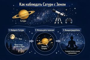 Сатурн в космосе — планета, кольца, спутники